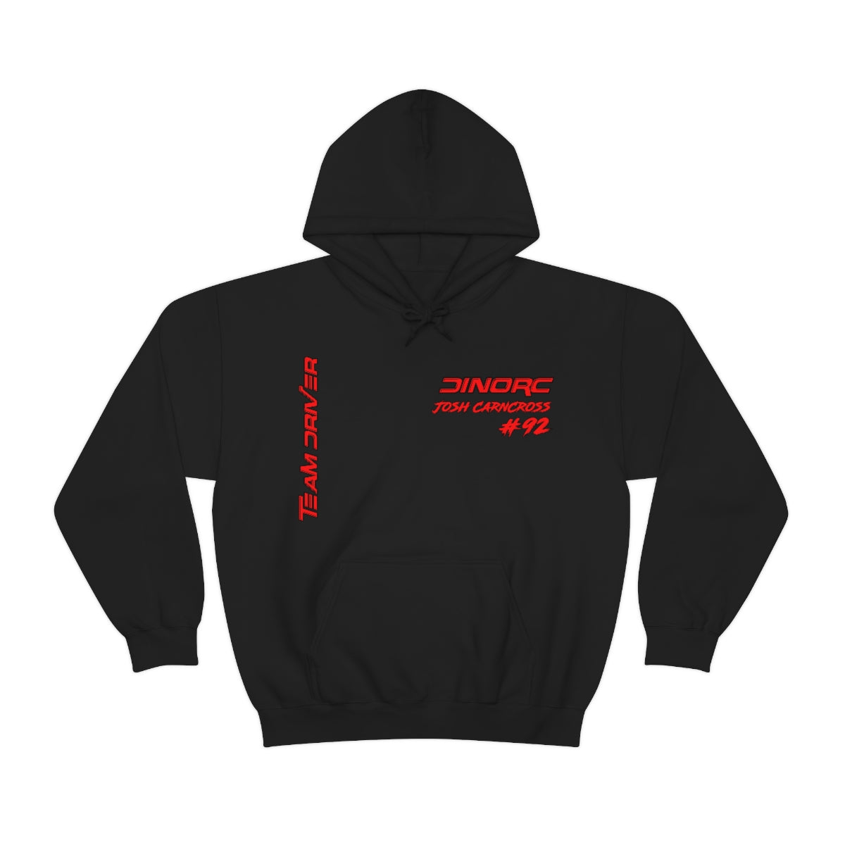 Team Driver Josh Carncross DinoRC Logo Front Back Heavy Blend™ Hooded Sweatshirt