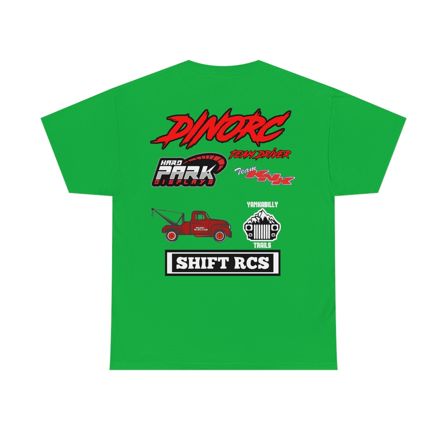 Team Driver Todd Sizelove truck logo Front and Back DinoRc Logo T-Shirt S-5x 5 colors