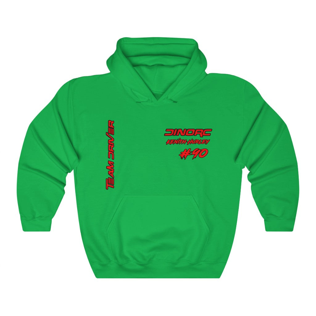 Team Driver Kenith Hurley DinoRC Logo Front Back Heavy Blend™ Hooded Sweatshirt