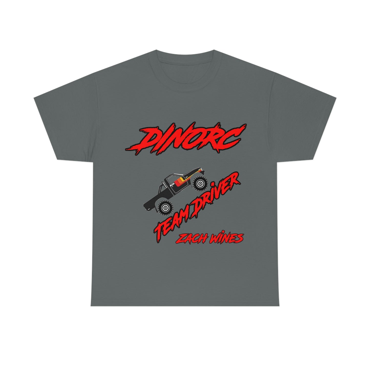 Zach Wines  DinoRC Team Driver truck logo Front and Back DinoRc Logo T-Shirt S-5x 5 colors