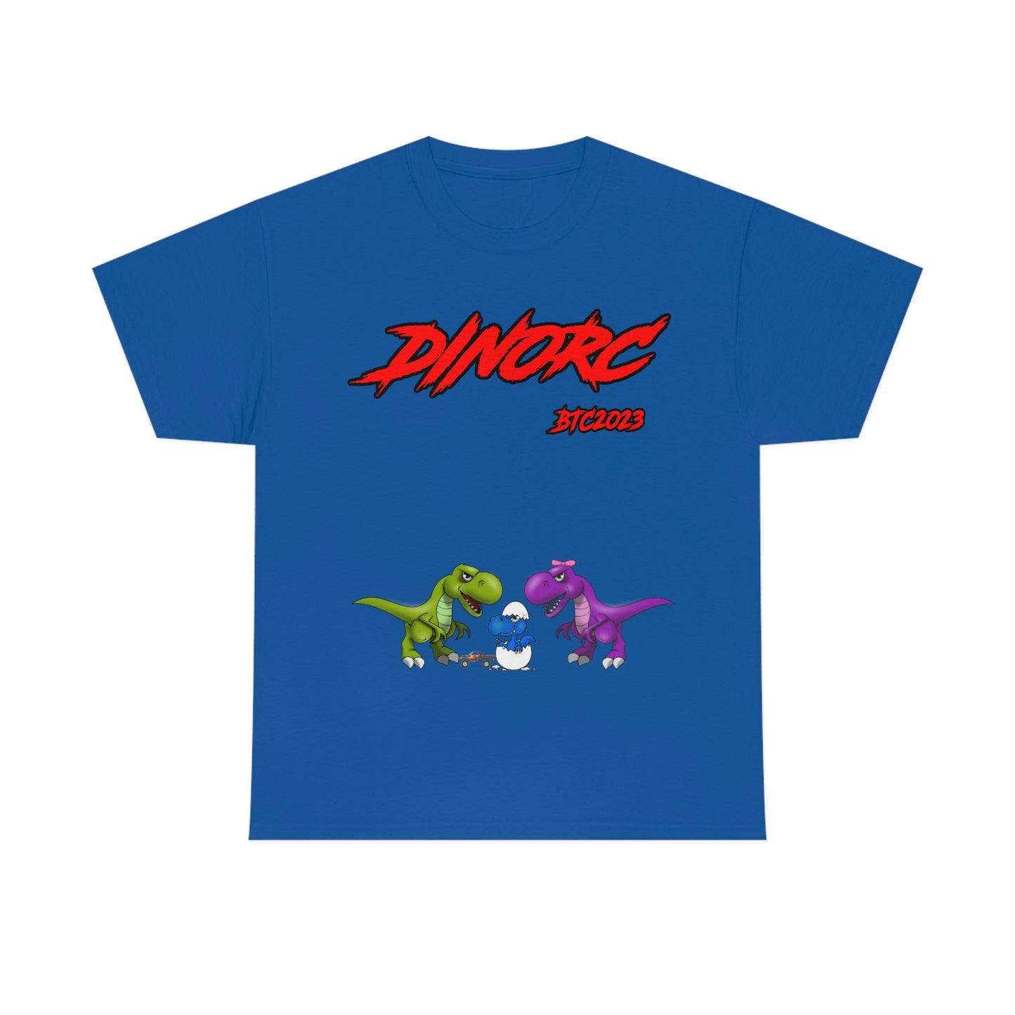 Front BTC DinoRc Logo T-Shirt S-5x 5 colors