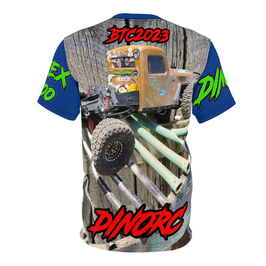 Anthony Johnson DinoRC BTC2023 Team Driver T Shirt Blue Sleeves