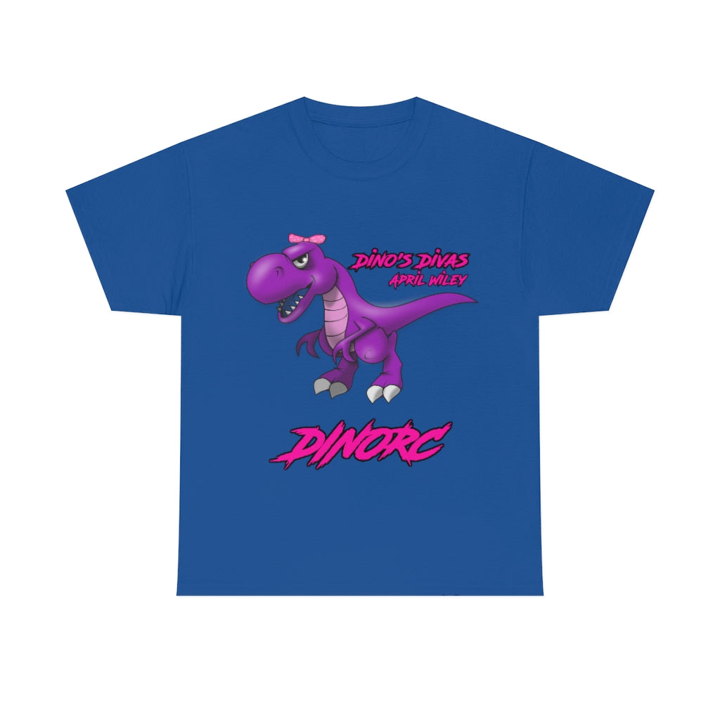 April Wiley Team Driver Dino's Divas DinoRc Logo T-Shirt S-5x