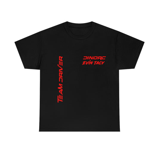 Team Driver Evin Tacy Front and Back DinoRc Logo T-Shirt S-5x 5 colors