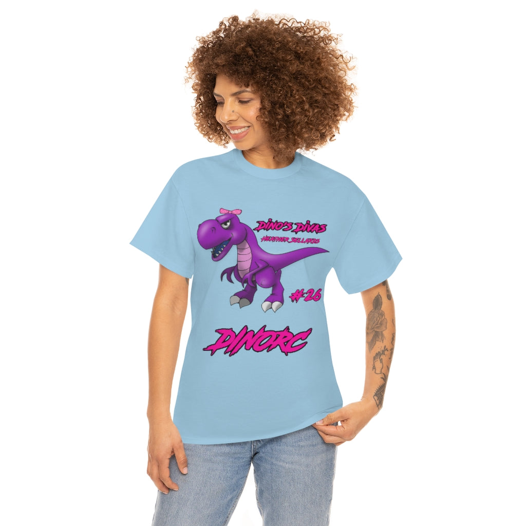 Heather Sellards Team Driver Dino's Divas DinoRc Logo T-Shirt S-5x