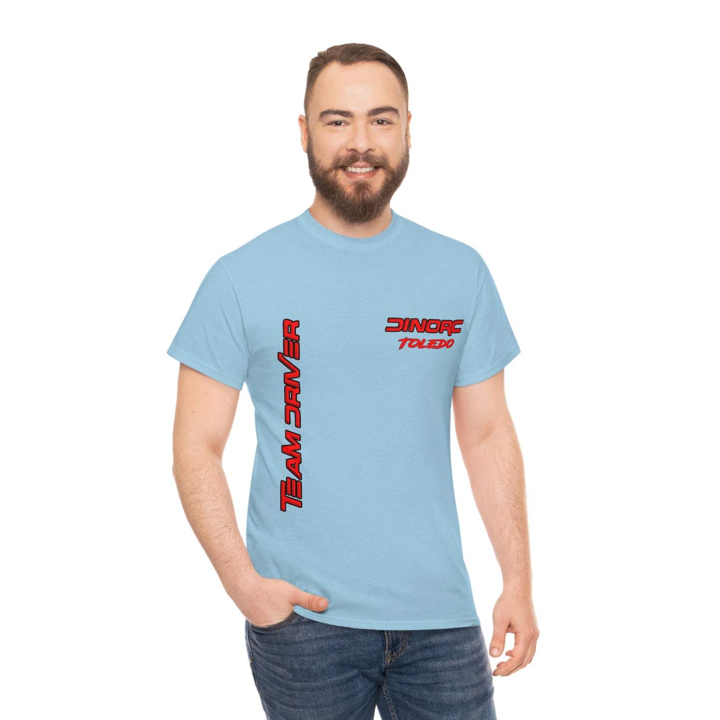 Team Driver Toledo Front and Back DinoRc Logo T-Shirt S-5x 5 colors