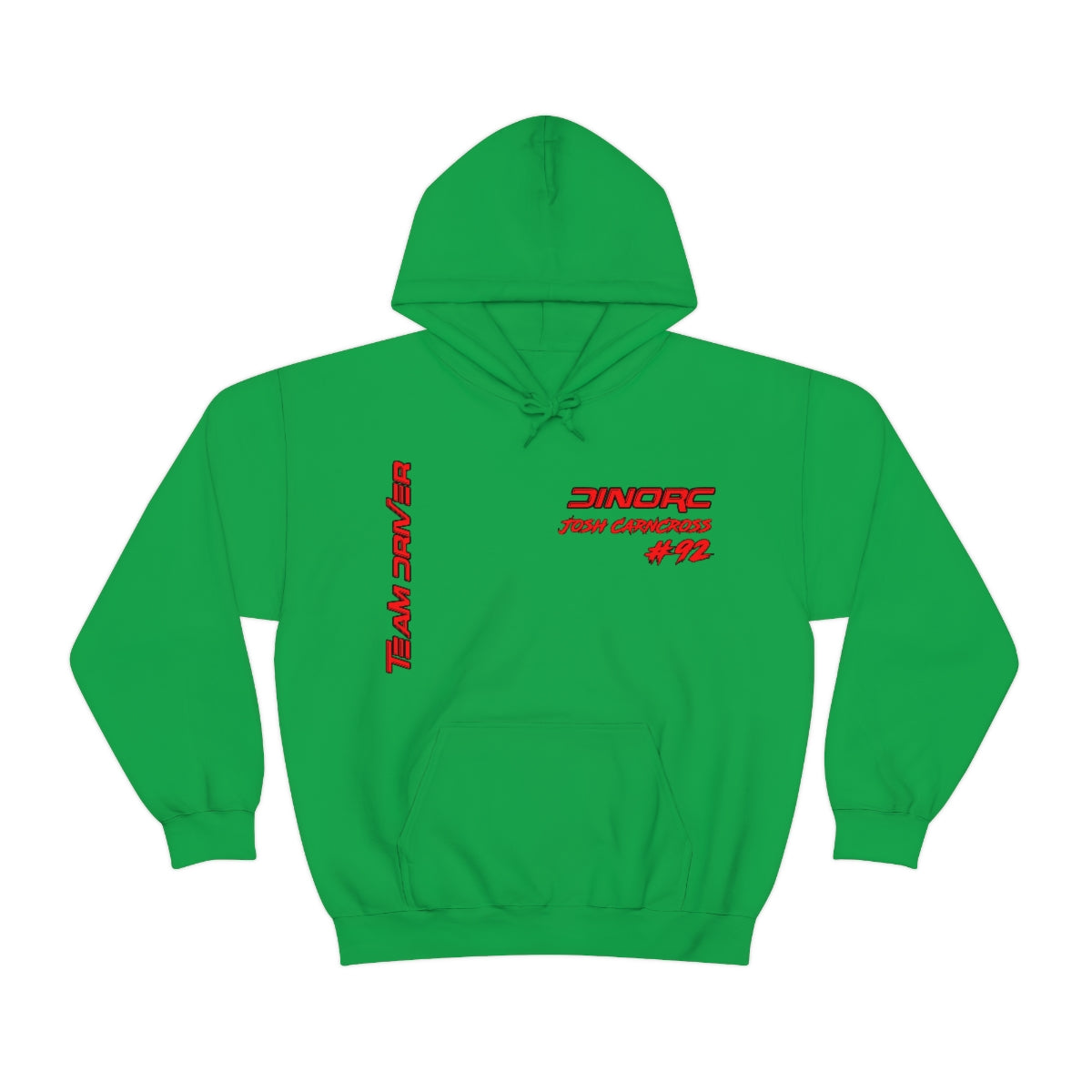 Team Driver Josh Carncross DinoRC Logo Front Back Heavy Blend™ Hooded Sweatshirt