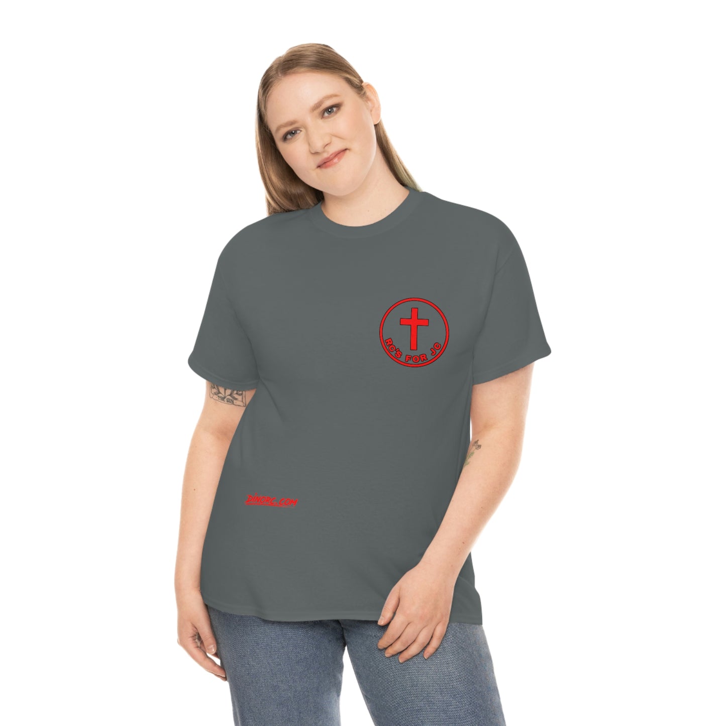 RCSFORJC  Front Back Red Logo T-Shirt S-5x