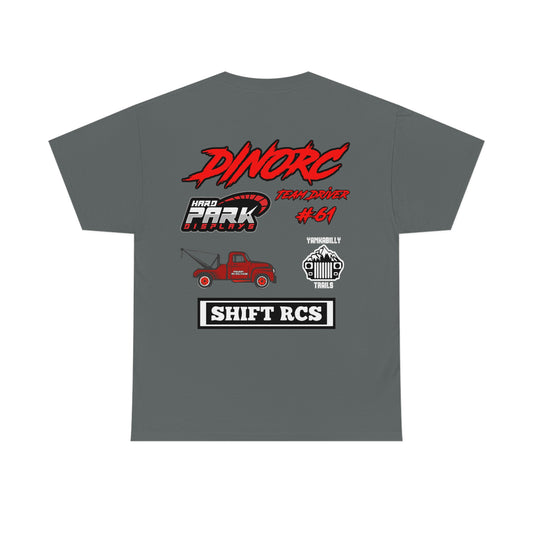 Team Driver Shane Mcgee truck logo Front and Back DinoRc Logo T-Shirt S-5x 5 colors