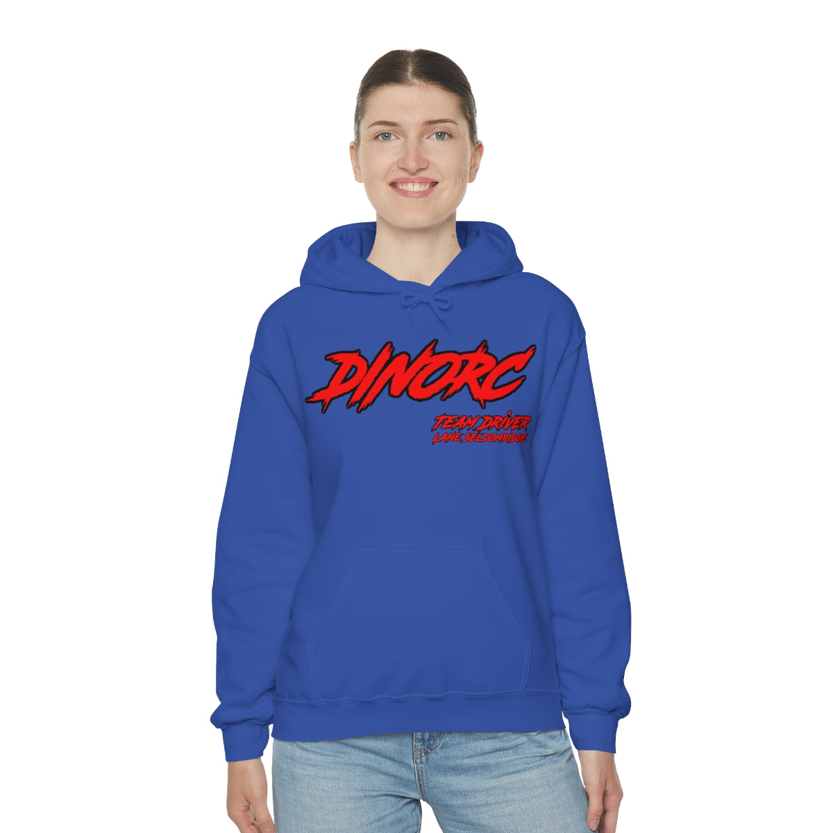 Tean Driver Lane Seldomridge DinoRC Logo Hooded Sweatshirt Heavy Blend™ Hooded Sweatshirt